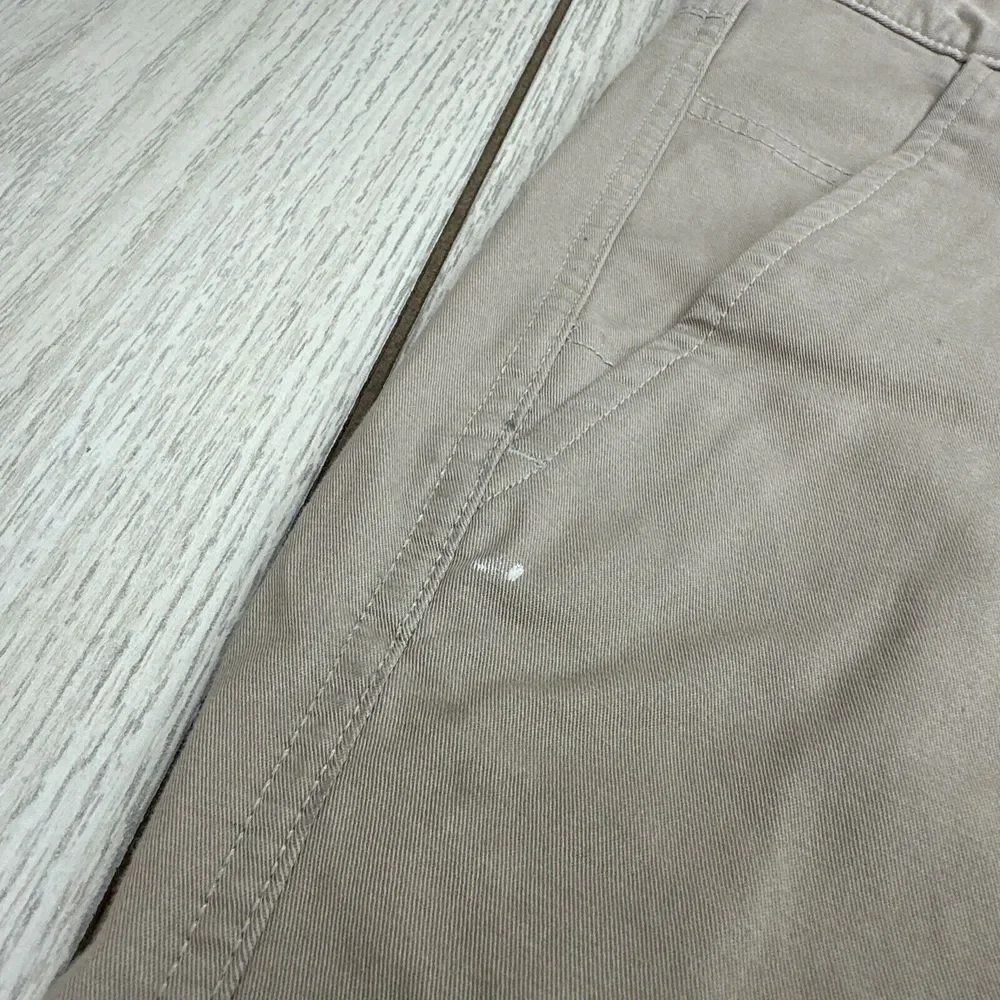 Men's North Face Khaki Pants Size 38 Beige Cotton‎ Blend